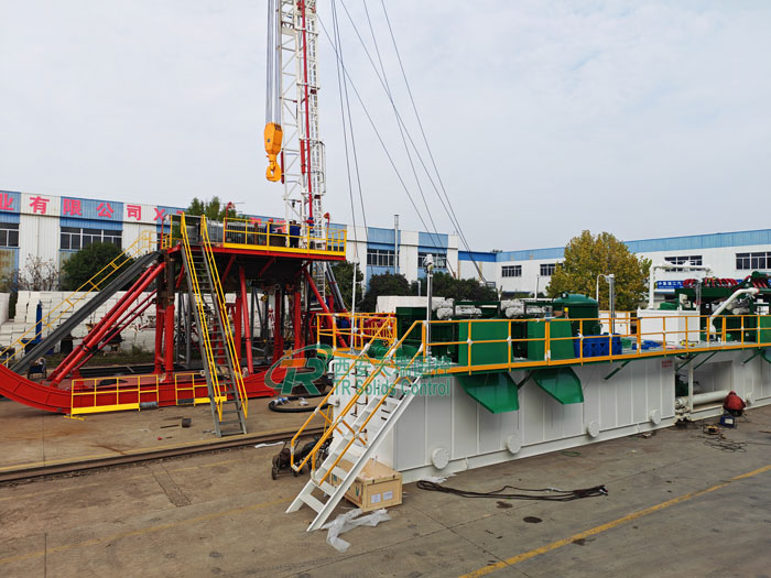 天瑞50固控系统应用于油田钻井