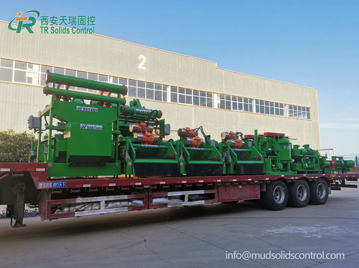 天瑞一批固控设备发往欧洲钻机项目