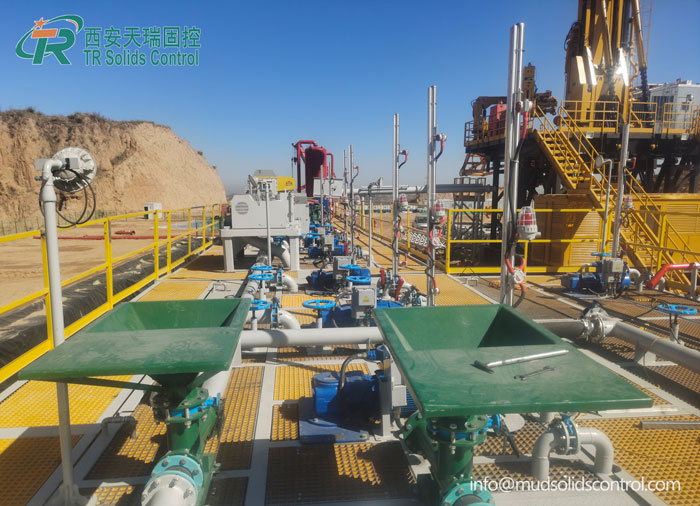 天瑞钻井固控系统现场-泥浆回收系统