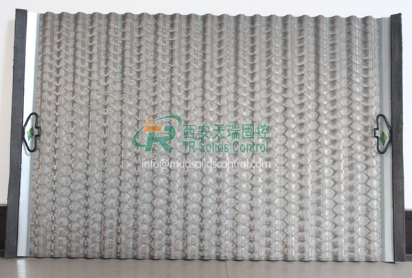 波浪型金字塔筛网用于石油振动筛