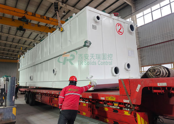 天瑞固控厂区70固控系统装货现场