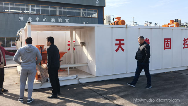 钻井泥浆回收系统,客户验收