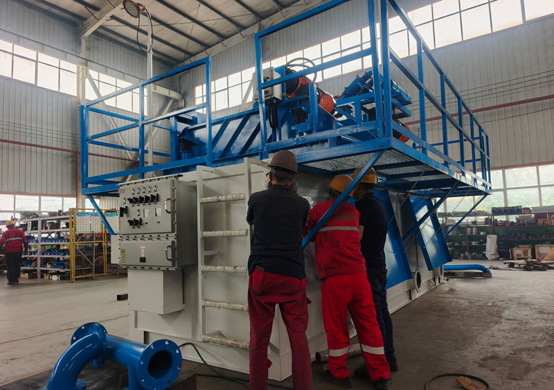 Factory-assembled-HDD-mud-recycling-system-for-Israeli Factory-assembled-HDD-mud-recycling-system-for-Israeli